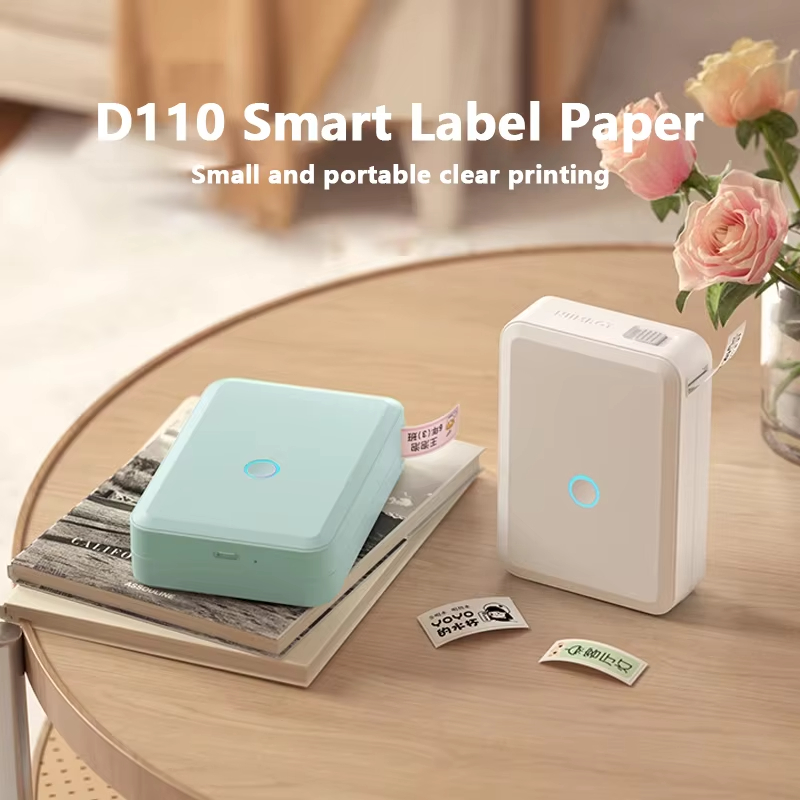 Mini Pocket Thermal Printer Paper Roll - Niimbot D110 ملصقات حرارية صغيرة محمولة