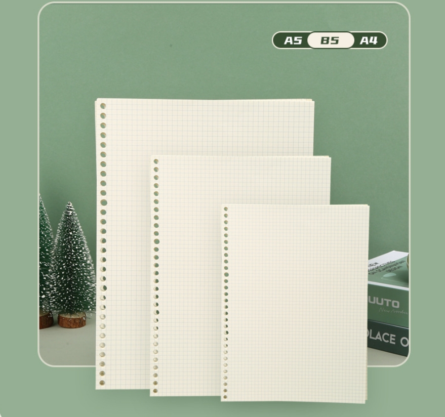 A5 Spiral Dotted Grid Notebook - A5 B5 خط شبكة 20 ثقوب