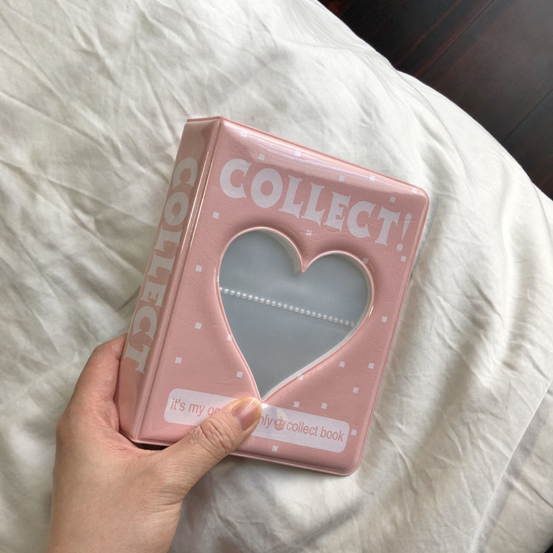 Kpop Photo Card Binder 3 Inch - ألبوم صور صغير مع الموثق ،