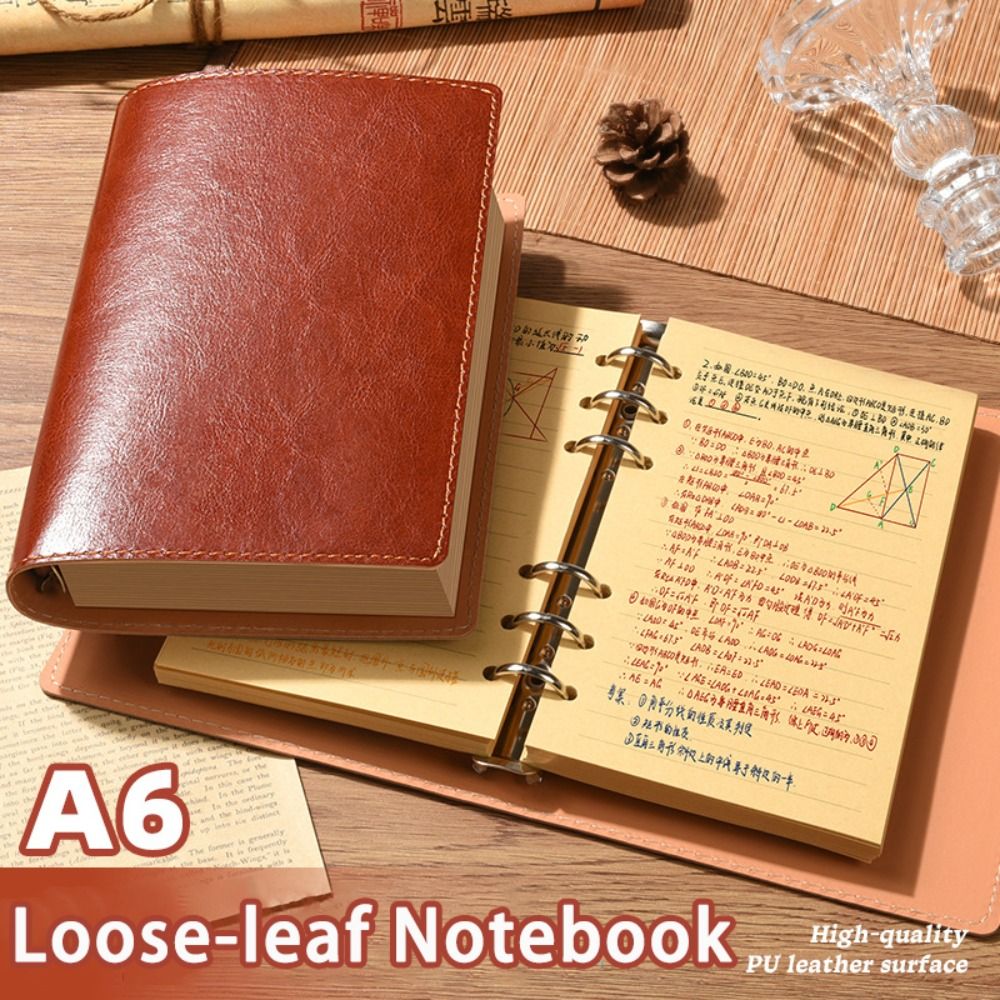 Vintage Leather Journal Notebook - دفتر ملاحظات جديد A5/A6 بغلاف جلدي
