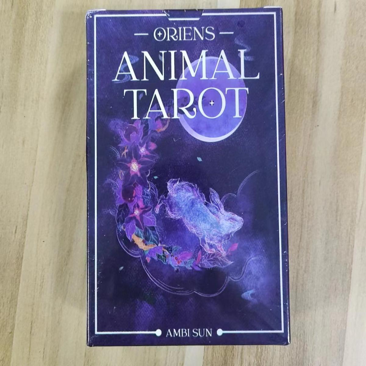 Tarot Deck With Guidebook - 12x7 سم أورينز أنيمال تاروت 78