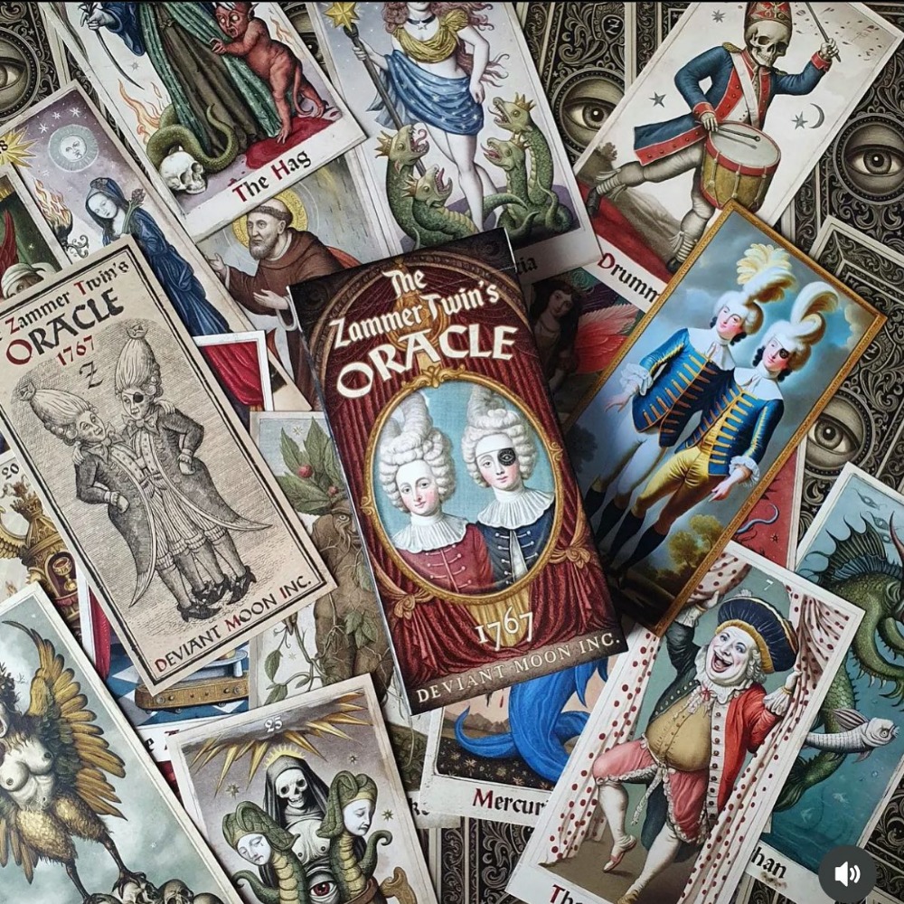 Tarot Deck With Guidebook - 6*12 سم The Zammer Twins الإصدار