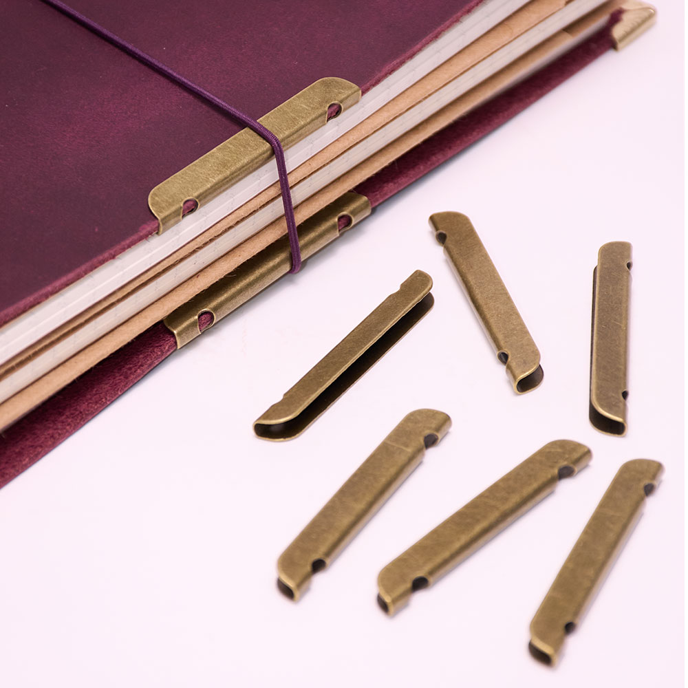 Vintage Leather Journal Notebook - غطاء دفتر ملاحظات جلدي مع حماية