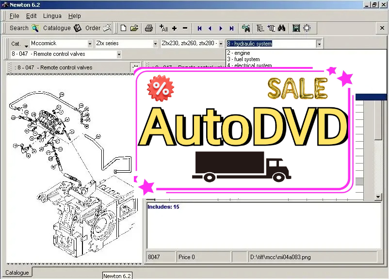كتالوج قطع الغيار AutoDVD McCo - مراجعة Books وسعره