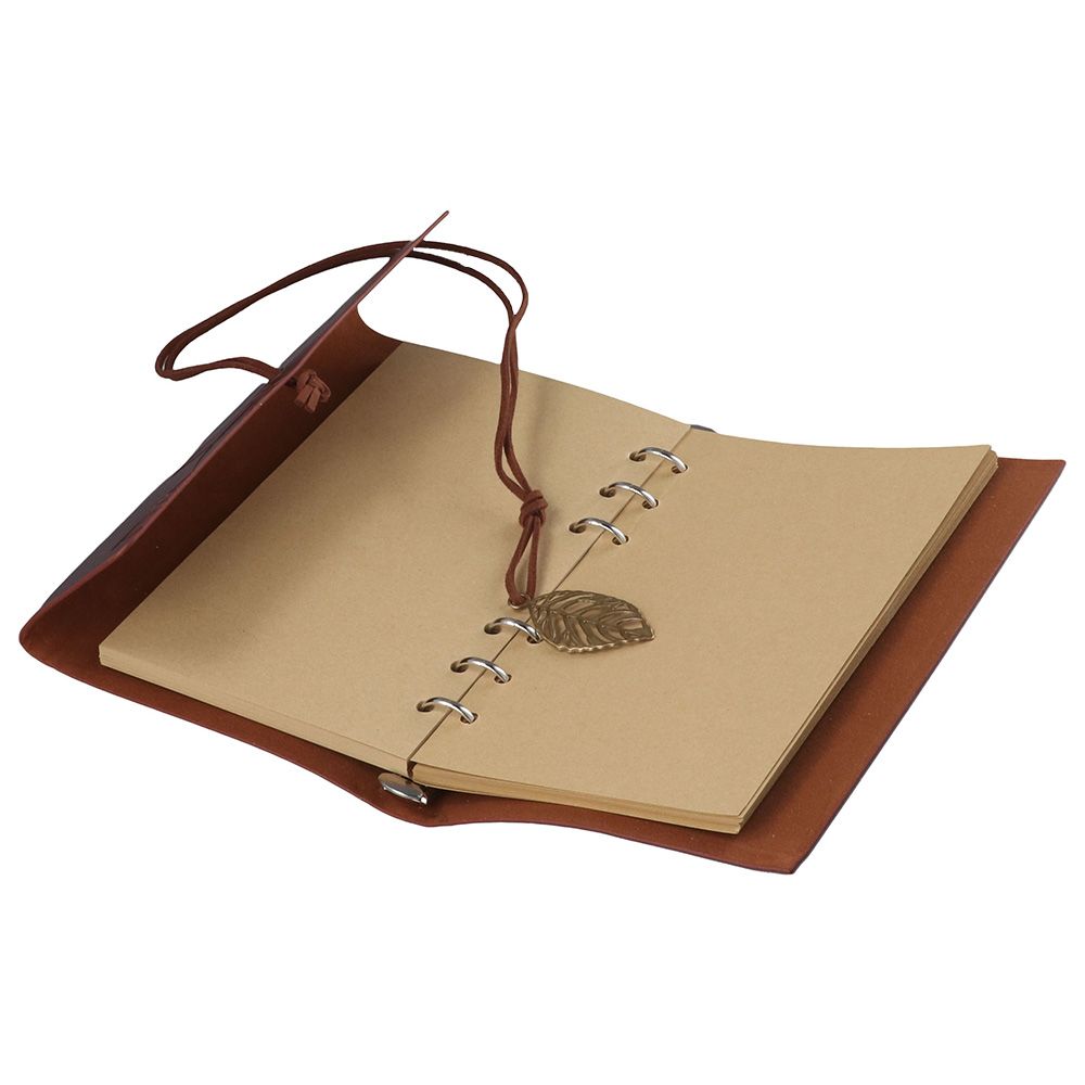دفتر ملاحظات للمسافرين من الجل - مراجعة Vintage Leather Journal Notebook وسعره