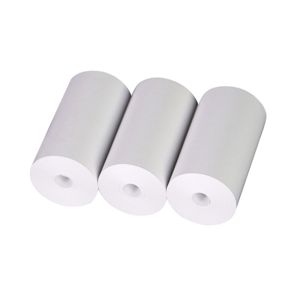 57x25 مللي متر ورق حراري ملصق  - مراجعة Mini Pocket Thermal Printer Paper Roll وسعره