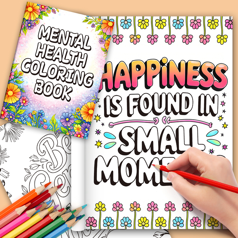 كتاب تلوين للبالغين عن الصحة ا - مراجعة Adult Coloring Book Stress Relief وسعره