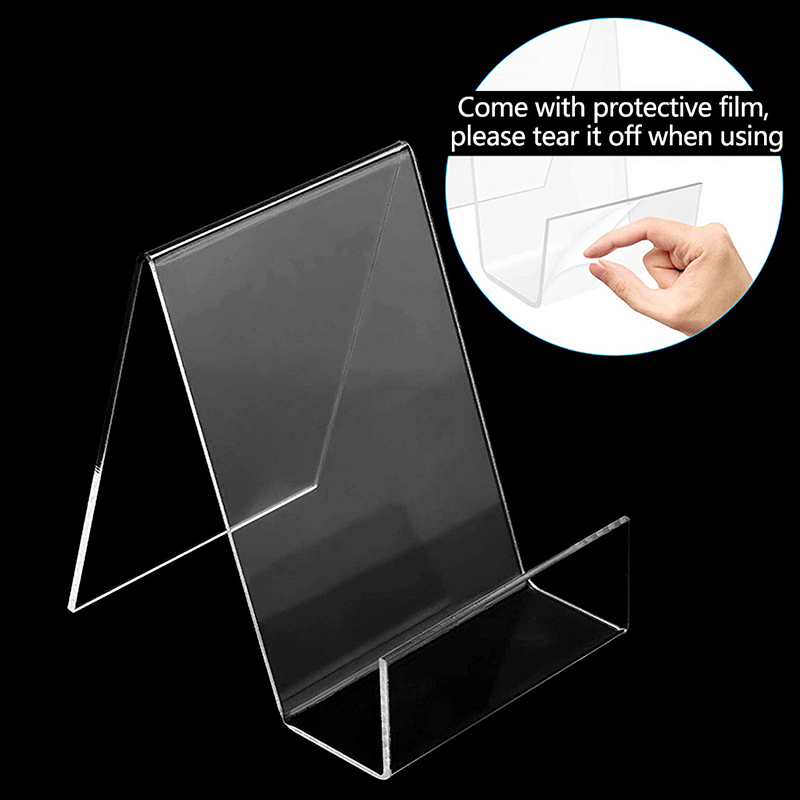 حامل عرض أكريليك شفاف (قطعة وا - مراجعة Clear Acrylic Book Stand Holder وسعره