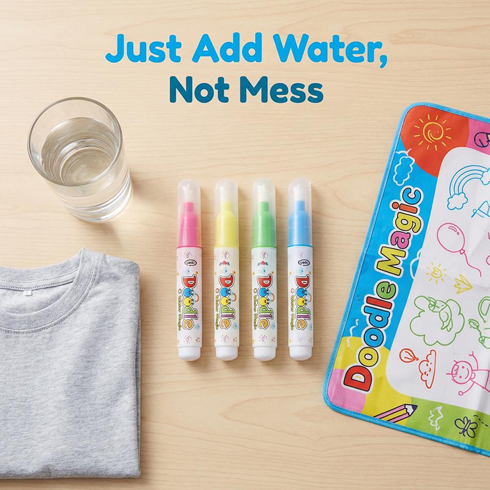 1/4 قطعة قلم ماء سحري قابل لإع - مراجعة Reusable Water Magic Coloring Book وسعره
