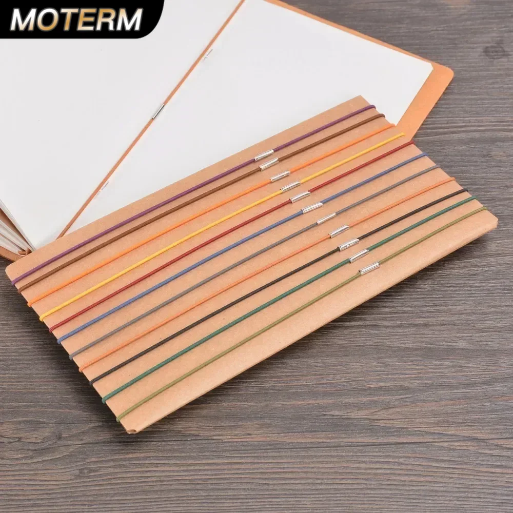 10 قطع مجموعة الغيار شريط مطاط - مراجعة Vintage Leather Journal Notebook وسعره