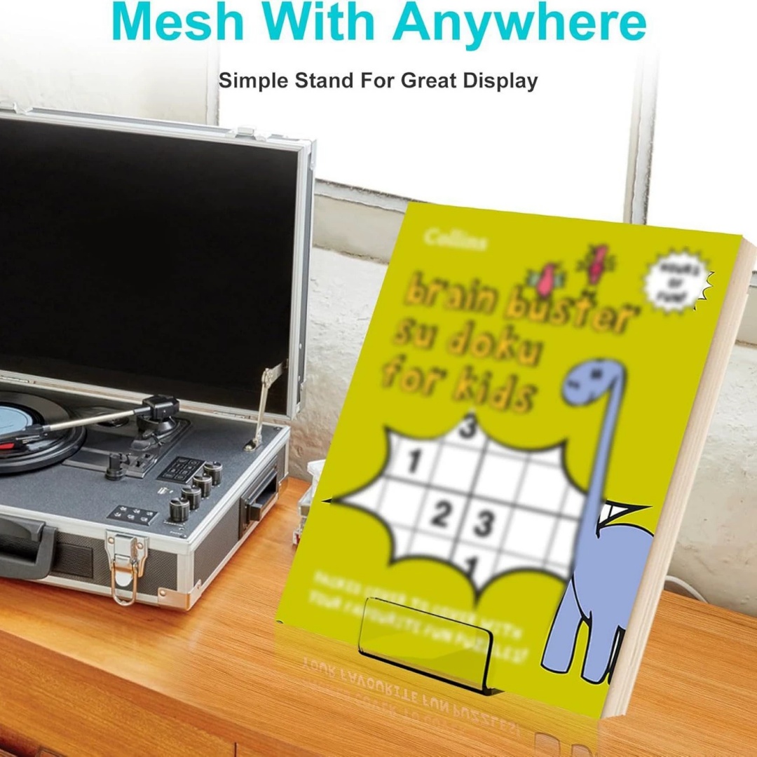 حامل كتب أكريليك حامل عرض شفاف - مراجعة Clear Acrylic Book Stand Holder وسعره