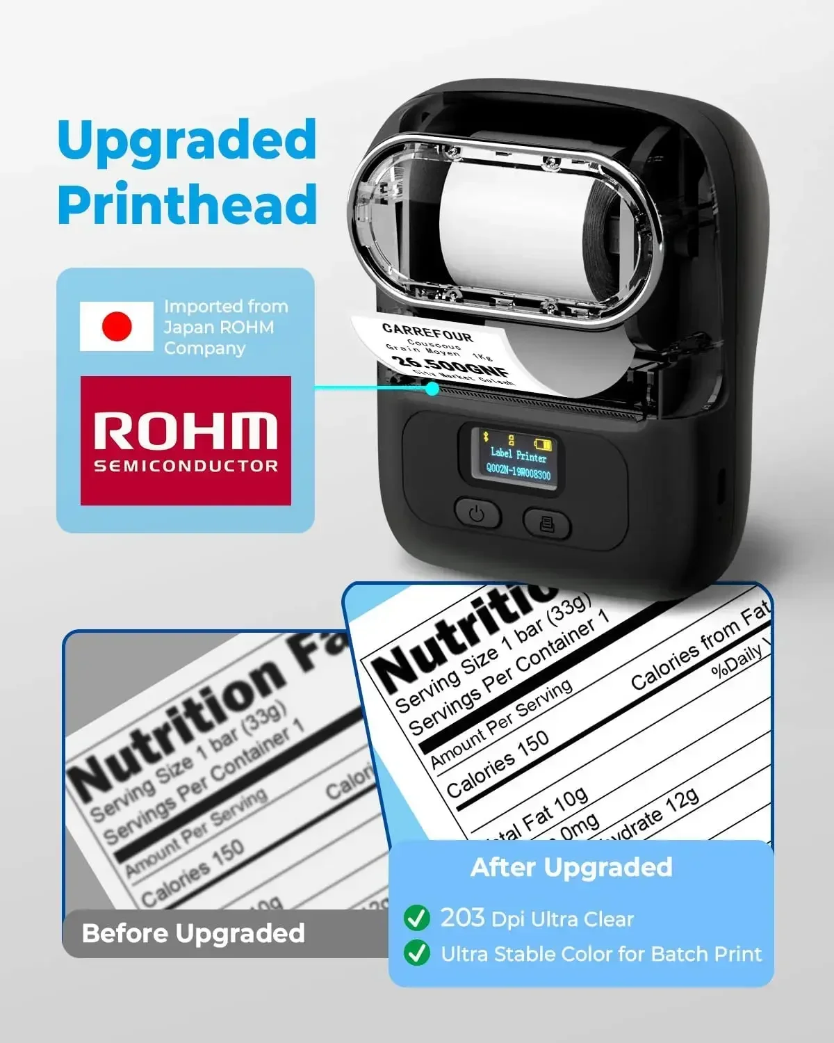 Phomemo M110 طابعة صغيرة محمول - مراجعة Mini Pocket Thermal Printer Paper Roll وسعره