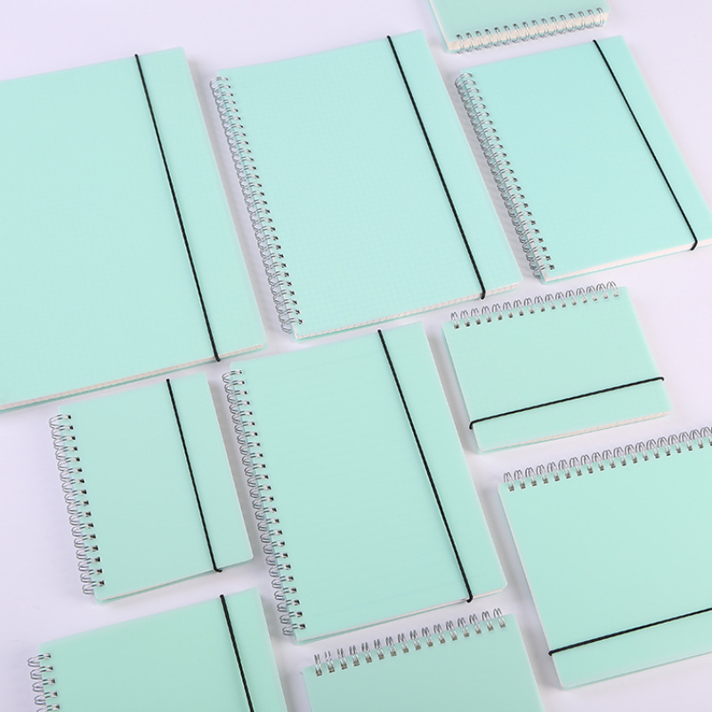 A6 A5 B5 A4 الأخضر دوامة كتاب  - مراجعة A5 Spiral Dotted Grid Notebook وسعره