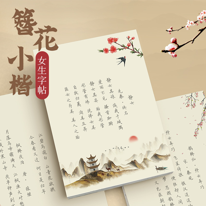 دفتر تدريب على الخط بالقلم الص - مراجعة Chinese Calligraphy Practice Book وسعره