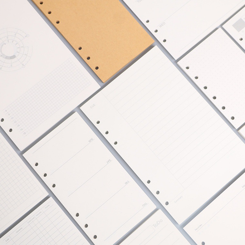 A5 A6 A7 دفتر أوراق فضفاضة عبو - مراجعة A5 Spiral Dotted Grid Notebook وسعره