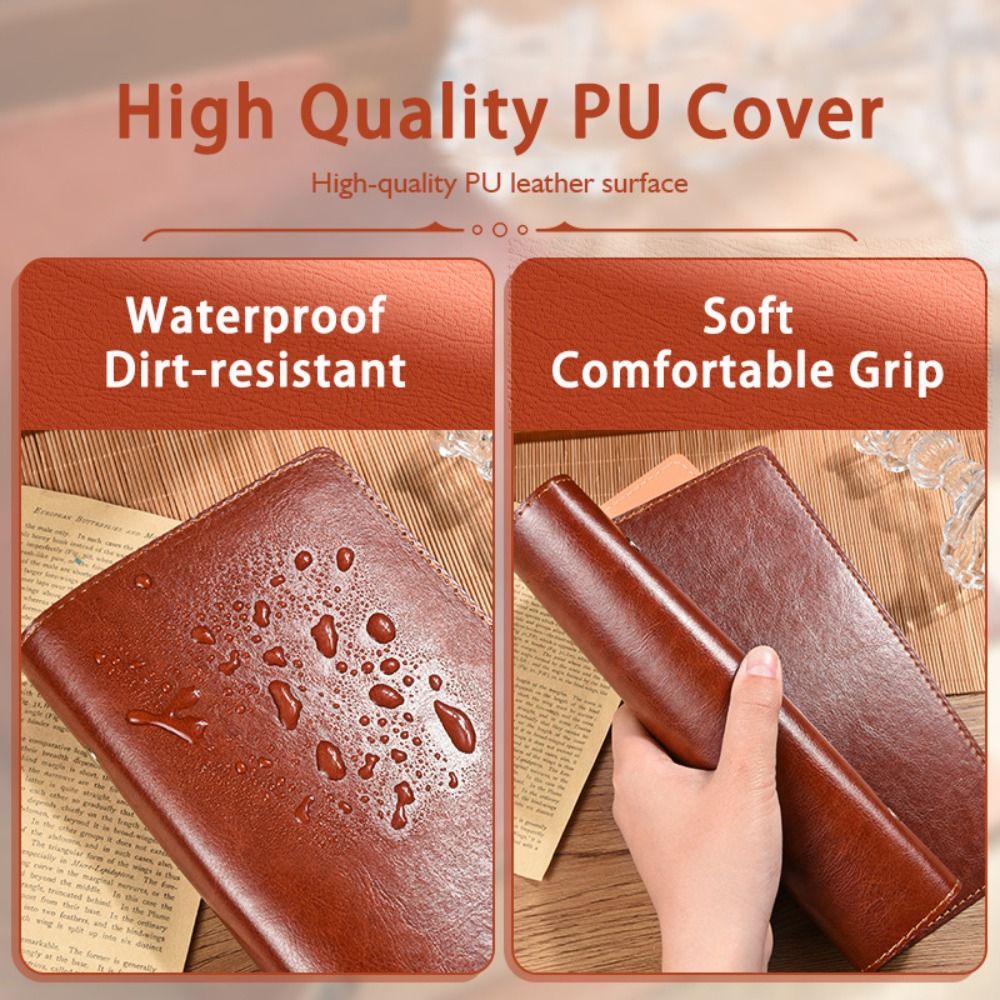 دفتر ملاحظات جديد A5/A6 بغلاف  - مراجعة Vintage Leather Journal Notebook وسعره