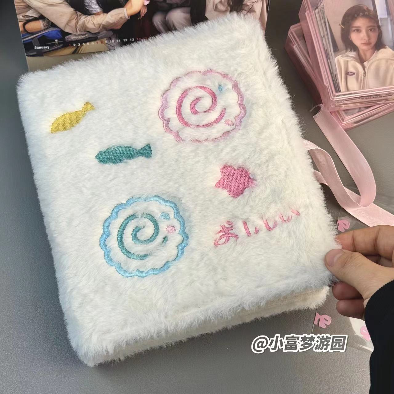 كتاب بطاقات سمك قطيفة لطيف ، ر - مراجعة Kpop Photo Card Binder 3 Inch وسعره