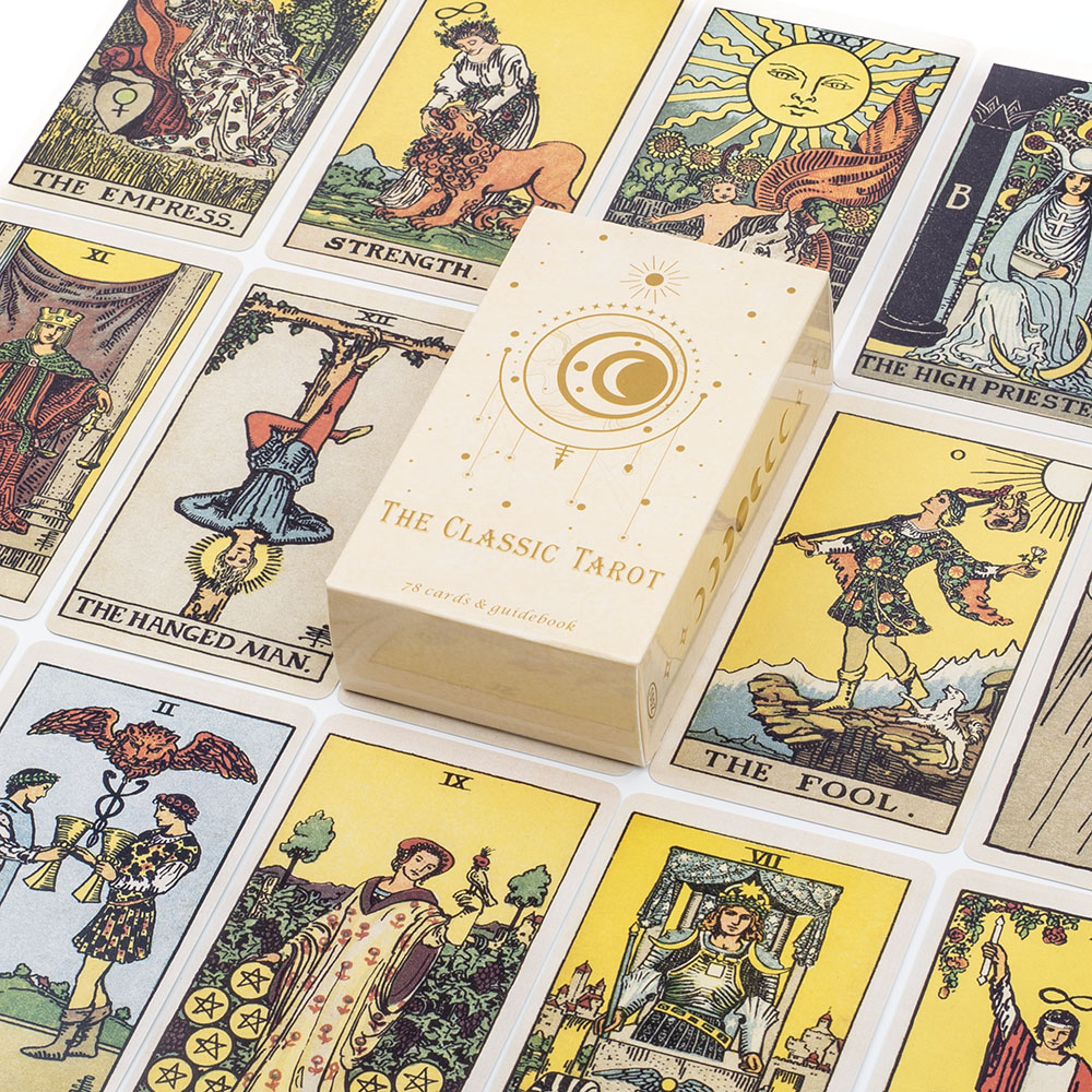 لعبة لوحة التارو الكلاسيكية لل - مراجعة Tarot Deck With Guidebook وسعره
