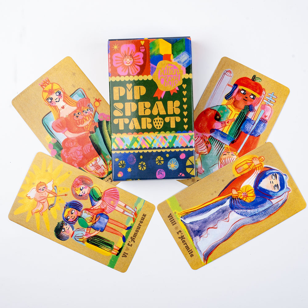 Pipspeak التارو 10.3*6 سنتيمتر - مراجعة Tarot Deck With Guidebook وسعره