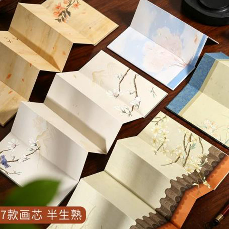 ألبوم أكورديون من ورق شوان مقا - مراجعة Chinese Calligraphy Practice Book وسعره