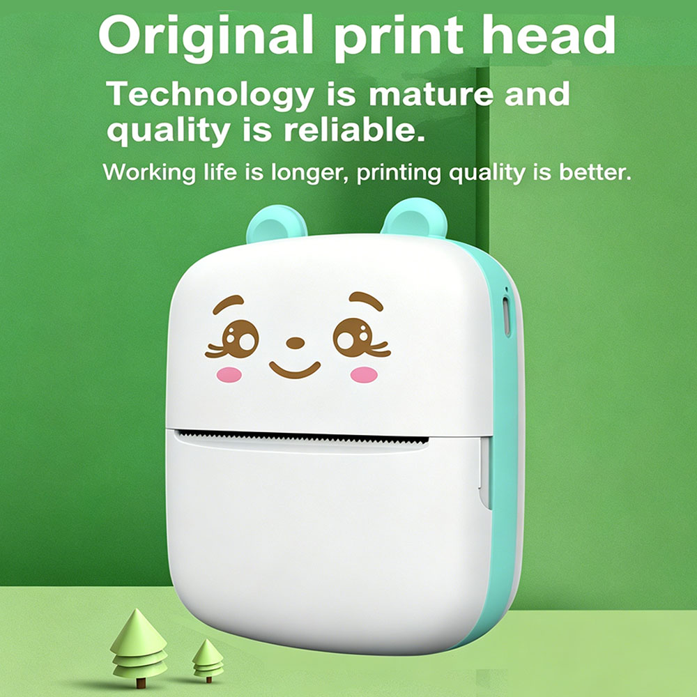 طابعة حرارية محمولة صغيرة بدون - مراجعة Mini Pocket Thermal Printer Paper Roll وسعره