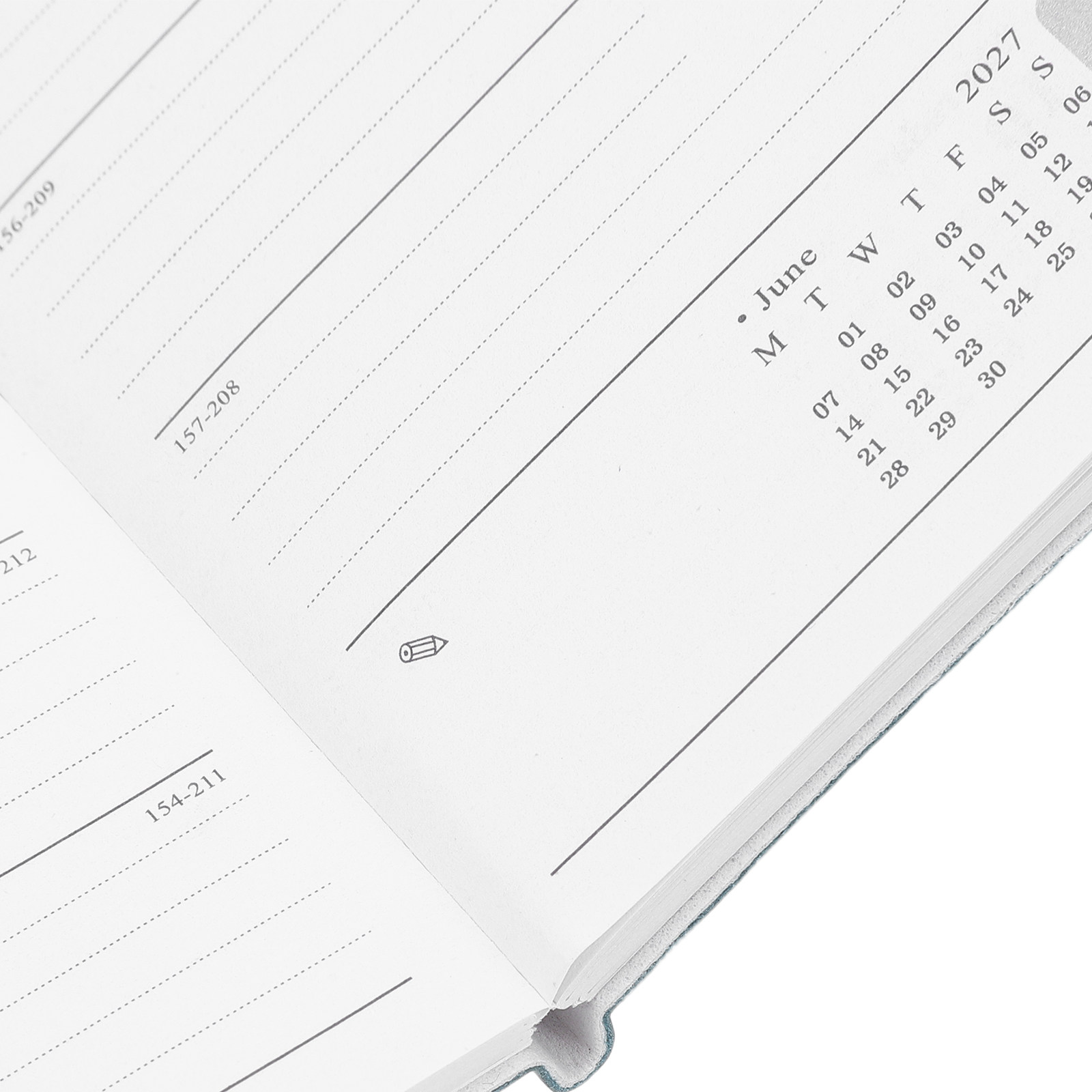 دفتر تخطيط وظيفي 2027 بحجم A5  - مراجعة A5 Spiral Dotted Grid Notebook وسعره