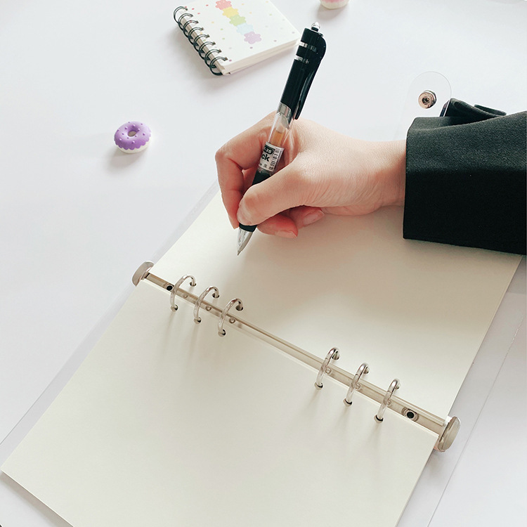 A5 A6 A7 دفتر أوراق فضفاضة عبو - مراجعة A5 Spiral Dotted Grid Notebook وسعره