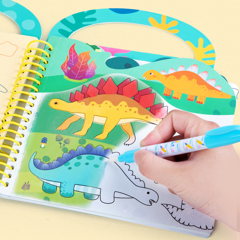 كتاب رسم مائي سحري للأطفال قاب - مراجعة Reusable Water Magic Coloring Book وسعره