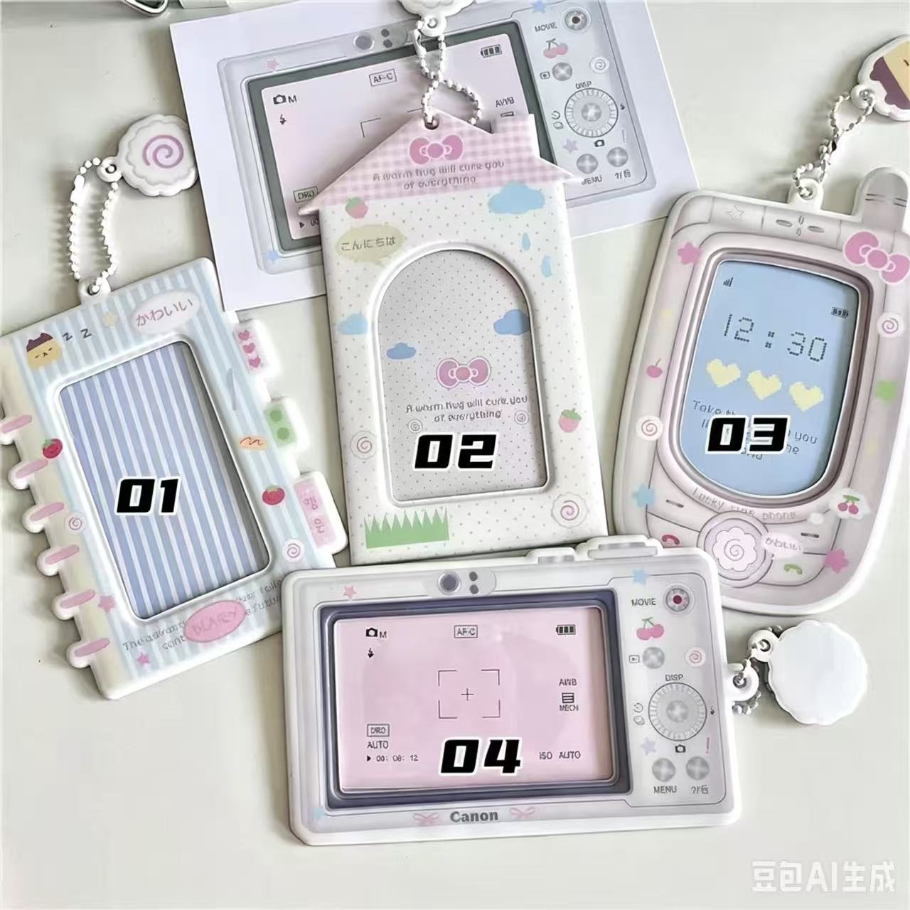 حافظة صور كرتونية على شكل كامي - مراجعة Kpop Photo Card Binder 3 Inch وسعره