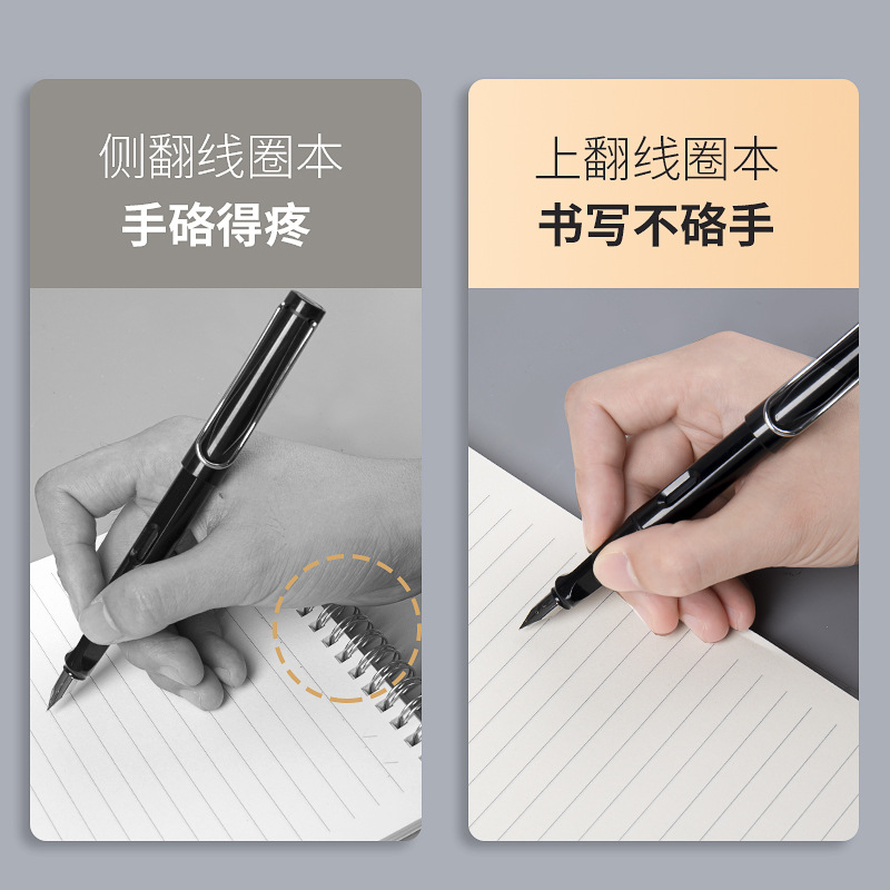 A4 A5 B5 دوامة كتاب لفائف دفتر - مراجعة A5 Spiral Dotted Grid Notebook وسعره