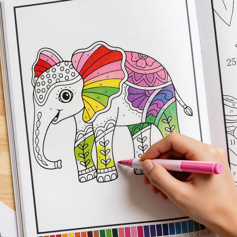 كتاب تلوين للبالغين بتصاميم حي - مراجعة Adult Coloring Book Stress Relief وسعره