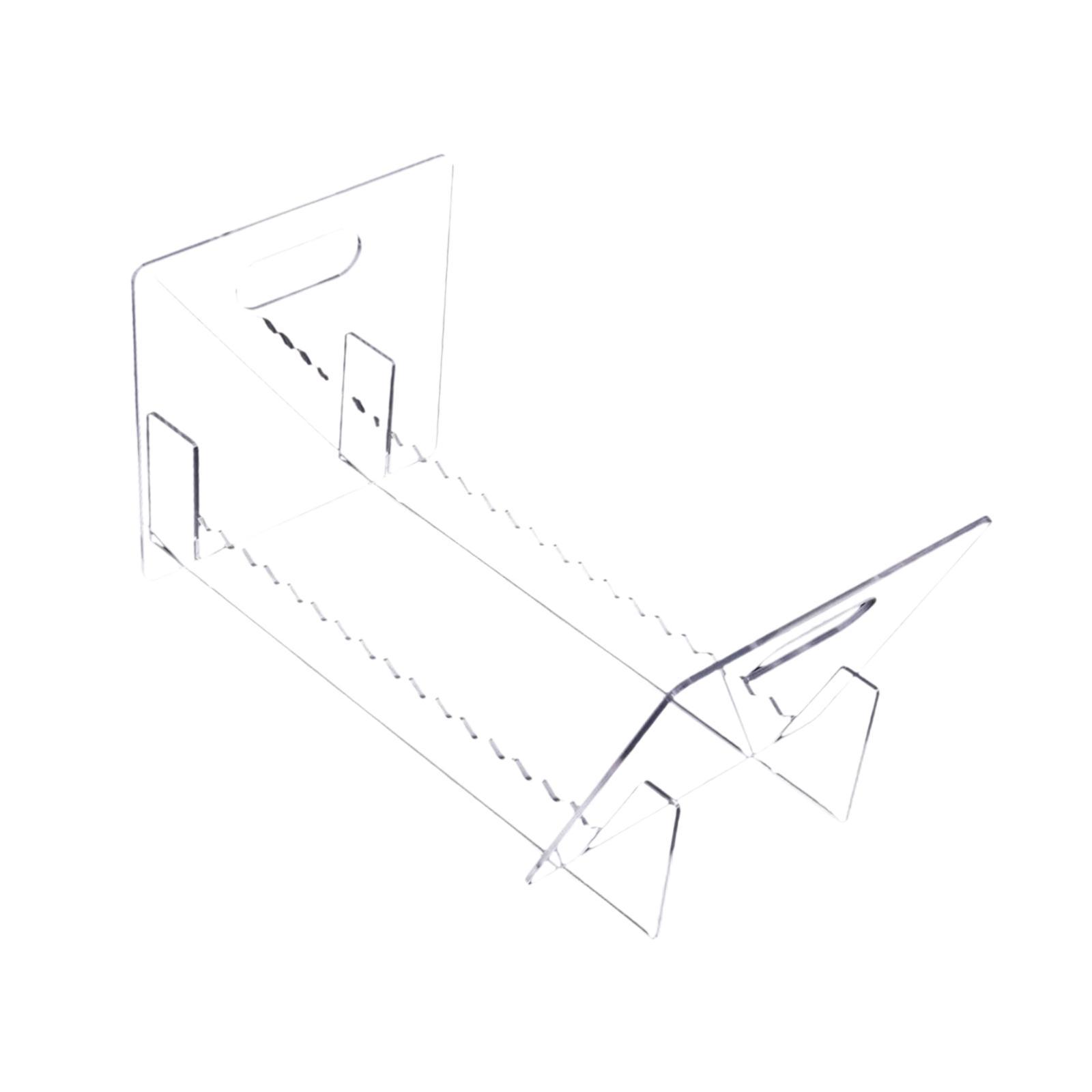 حامل أسطوانات الفينيل الأكريلي - مراجعة Clear Acrylic Book Stand Holder وسعره