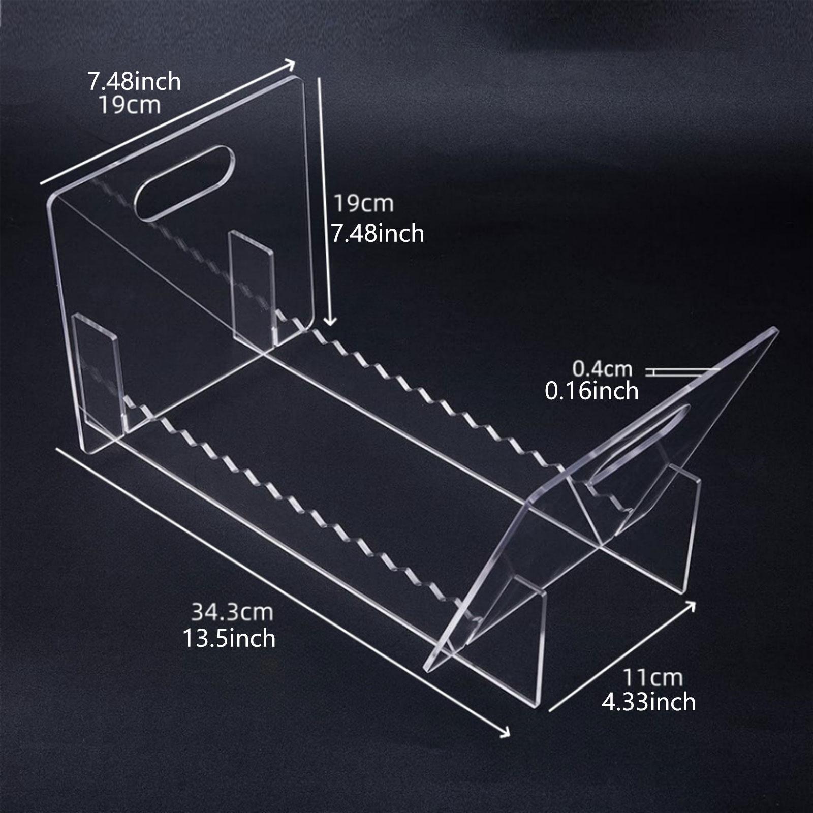 حامل أسطوانات الفينيل الأكريلي - مراجعة Clear Acrylic Book Stand Holder وسعره