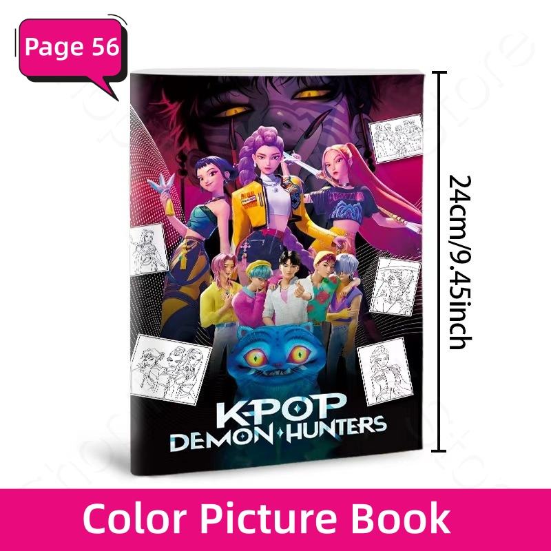 كتاب تلوين بتصميم شخصيات الأنم - مراجعة Stationery Books وسعره